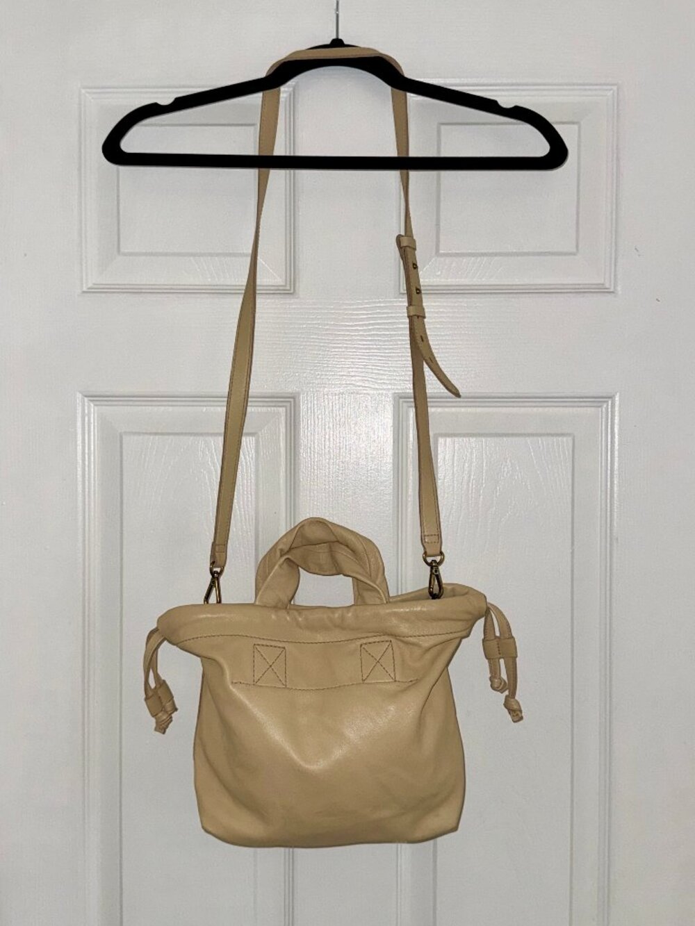 Madewell Beige Slouchy Crossbody Tote Bag | Everyday Shoulder Purse